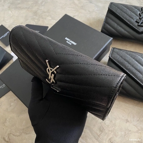 YSL MONOGRAM WALLET FLAP LARGE 0727